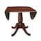 International Concepts Round 42 in Round Dual Drop Leaf Pedestal Table, 29.5 inH, Espresso, 42 W, 42 L, 29.5 in H, Wood K581-42DPT - alternate 8